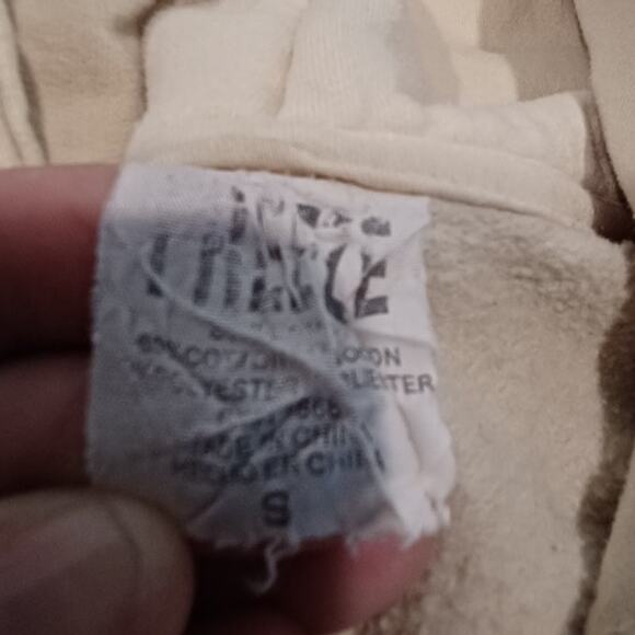 Tom and Jerry Double sided graphic hoodie Cream Size Small - Picture 5 of 8